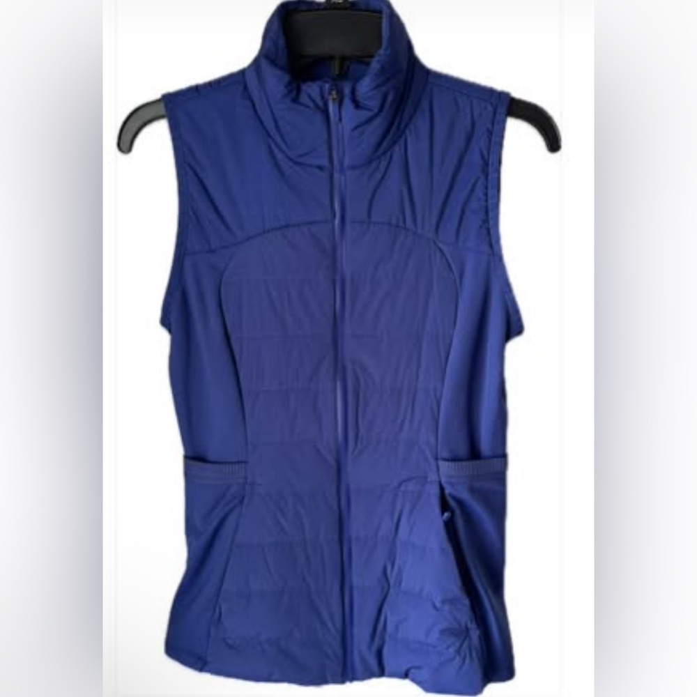 Lululemon Down for It All Vest - Psychic Blue / Blue Nile - Size 6
